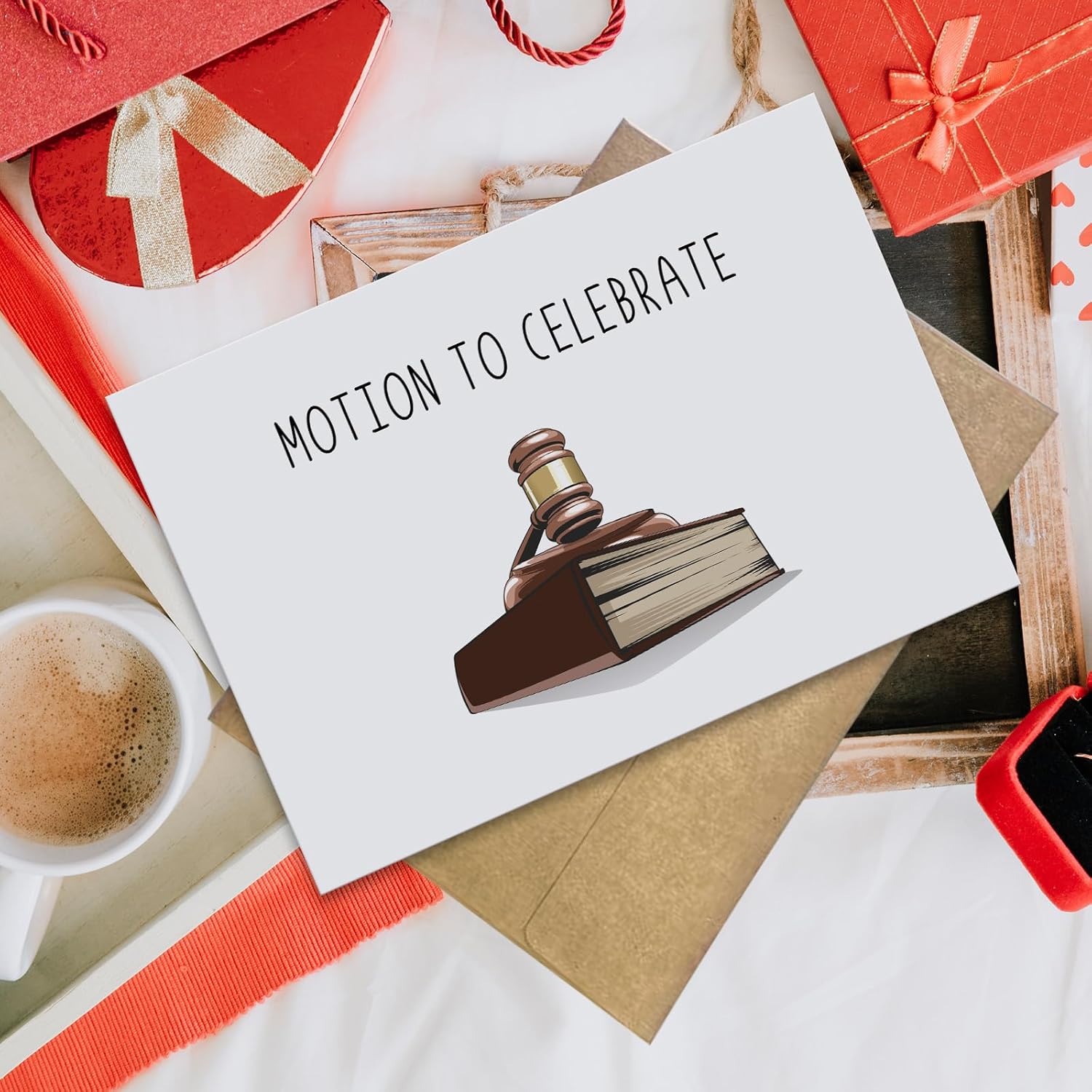 Law School Graduation Card for Her Him, New Lawyer Congratulations Card, Lawyer Graduation Cards, Motion to Celebrate 126 image 5 of 6 B0F2LQHJ2T