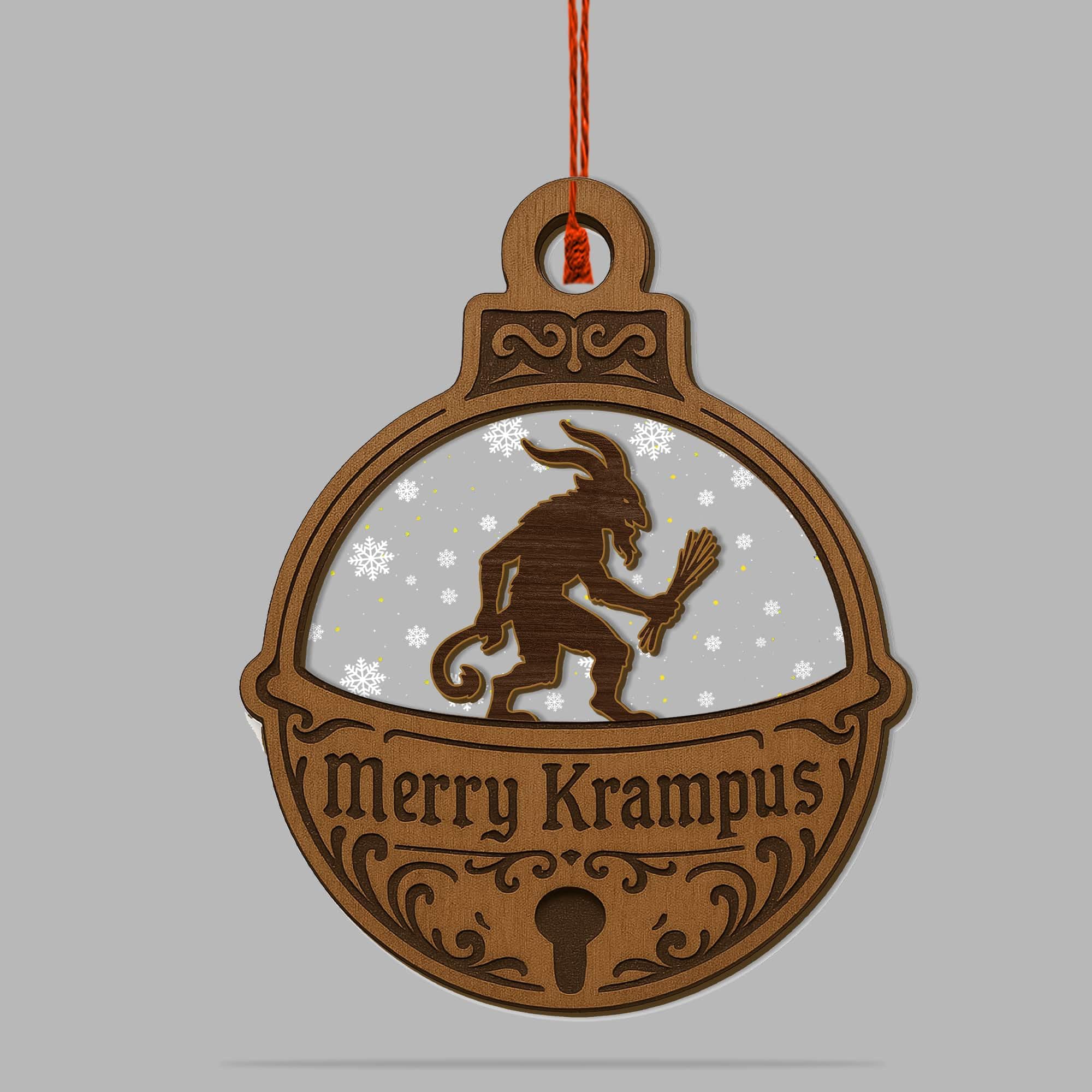 Amazon.com: Krampus Ornament, Shatterproof Krampus Bell Ornaments