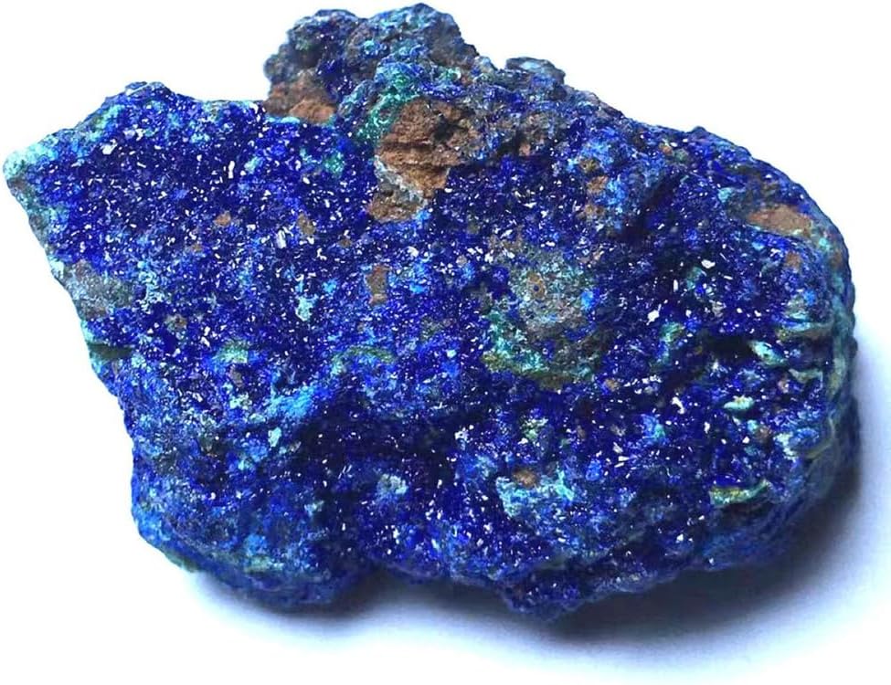 Raw Azurite Stone,Blue Crystals and Gemstone, Quartz Raw Stone, Crystal for Home Office Decor Gift