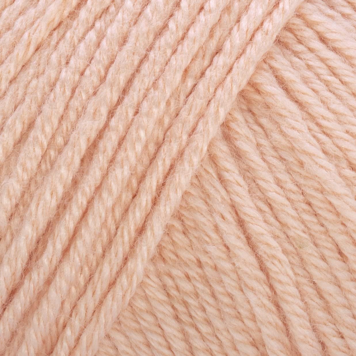 4 Pack (Skein) Gazzal Baby Cotton XL, 50% Soft Cotton 50% Premium Acrylic, Each 1.76 Oz (50g) / 114 Yrds (105m),DK- Worsted Baby Popular Yarn (4 Pack, Pinkish Orange - 3412), GazzalBCXL