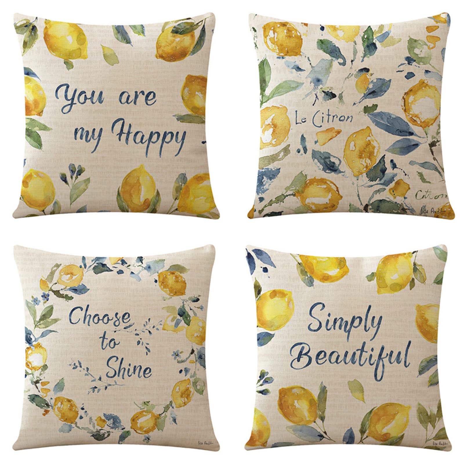 Housse coussin imperméable 65x65 contre les taches et la pluie