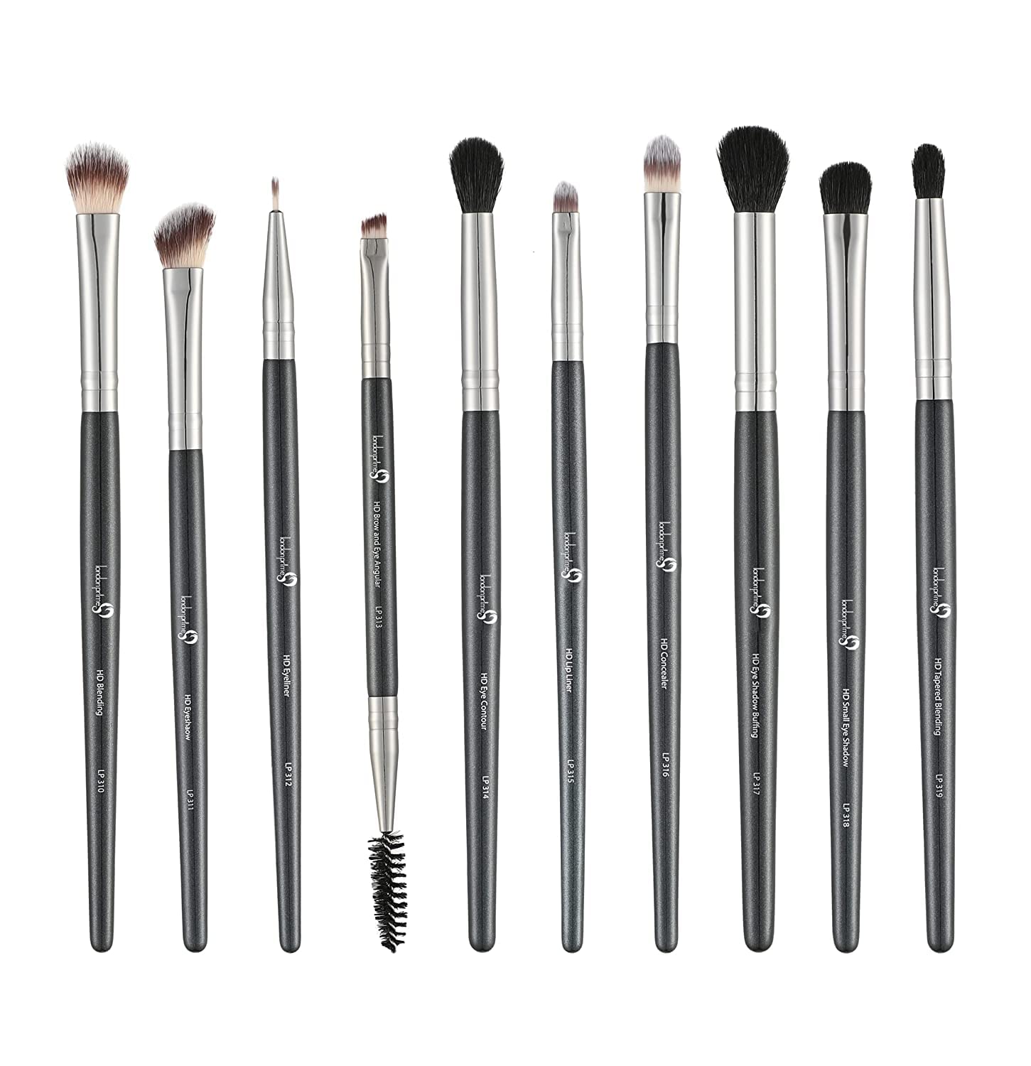 London Prime HD Eye essential Brush Set of 10 Pcs-picture-22
