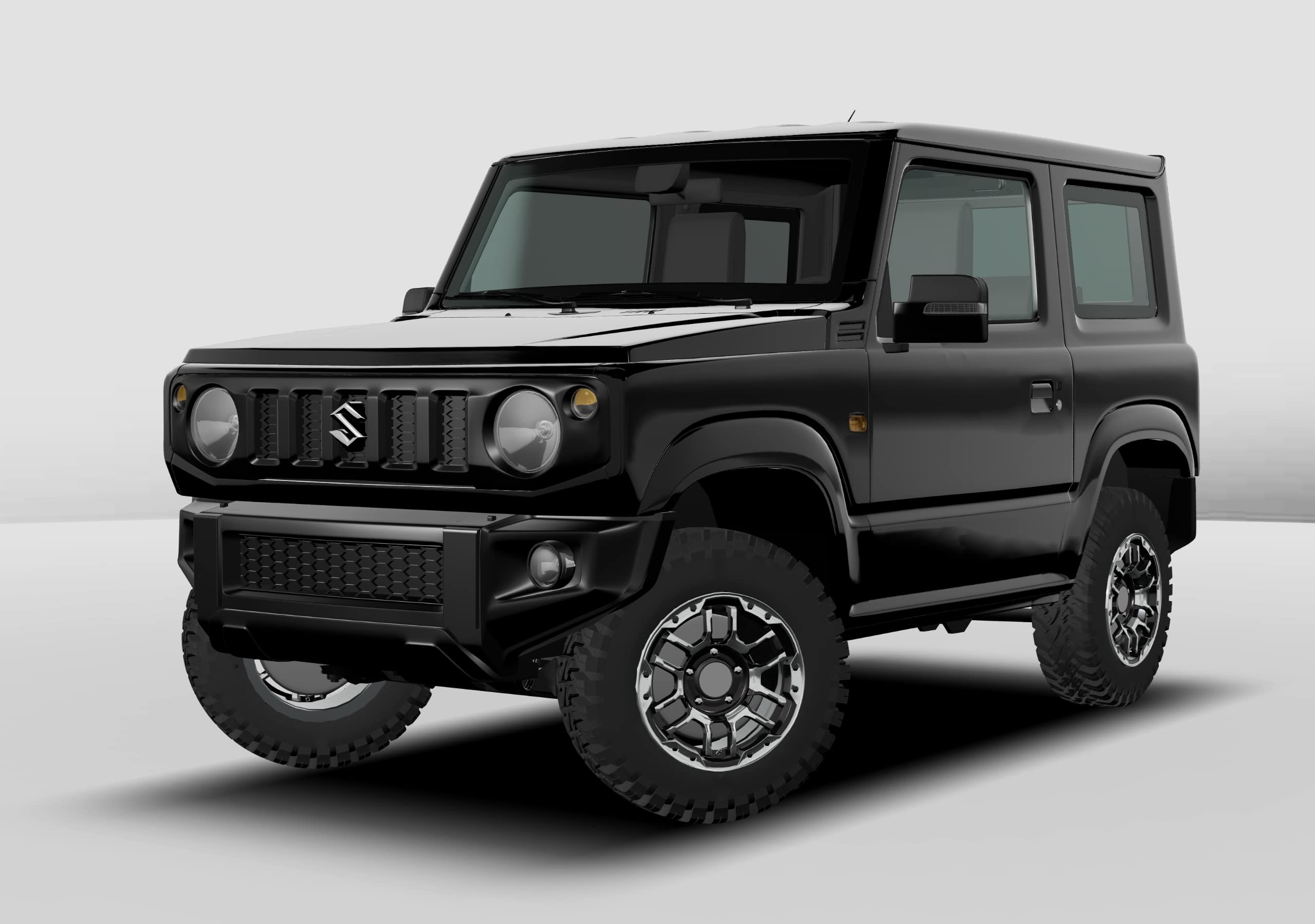 Amazon | B-LUGNAS FRD 16x5.5J 5H/139.7 +20 ブラックポリッシュ