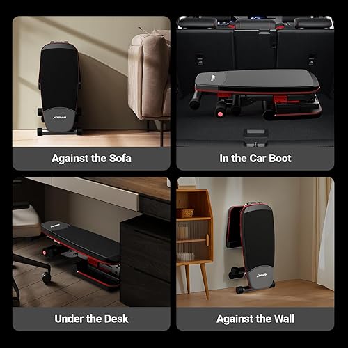 Miniatura 6 de HARISON Banco de Pesos Ajustable con Extensión de Pierna y Almohadilla de Predicador, Banco de Prensa de Entrenamiento para Gimnasio en Casa, Banco