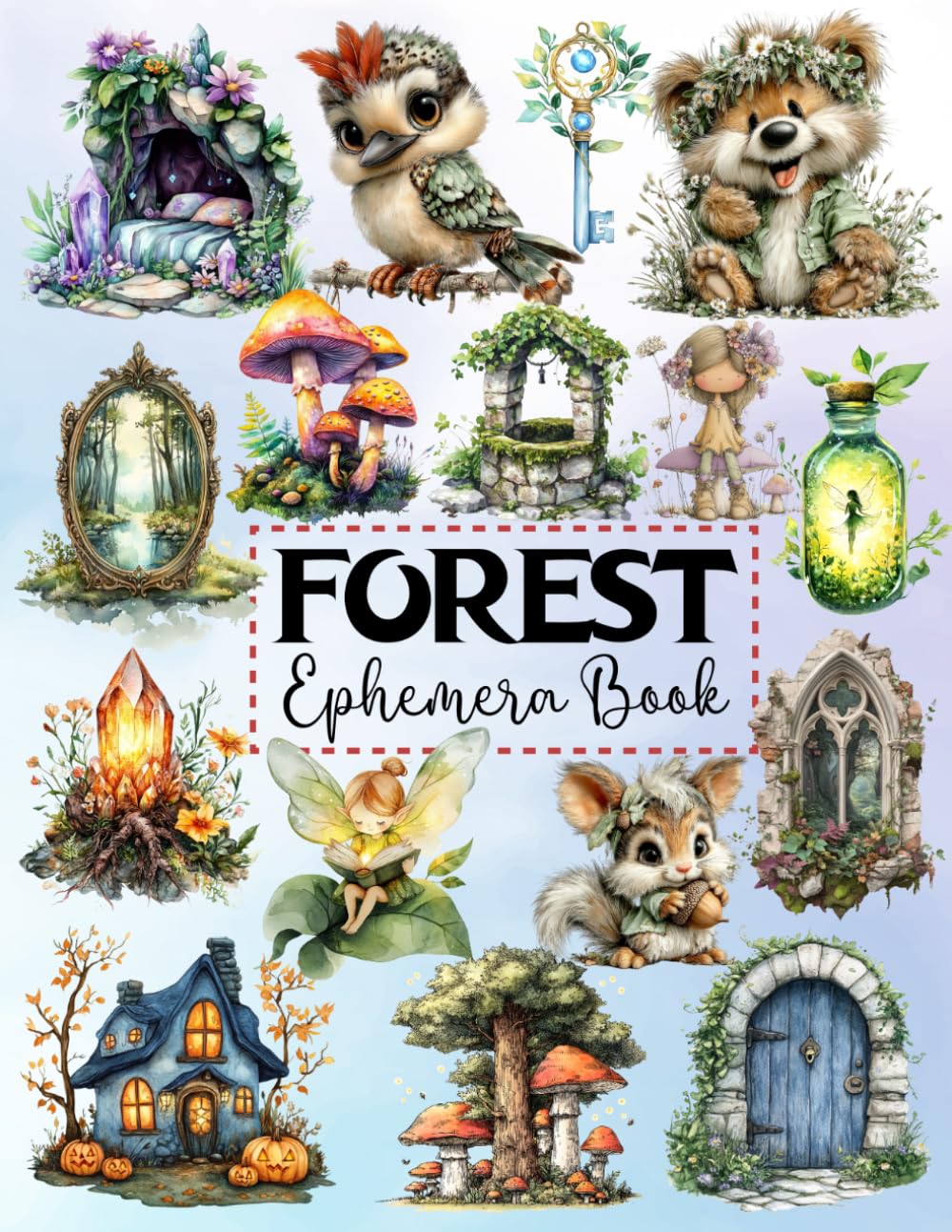Forest Ephemera Book: Vintage Woodland for Junk Journals, Scrapbooking and Paper Crafts
