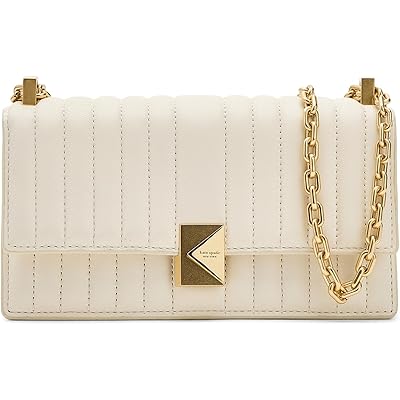 Женская сумка Kate Spade New York Deco Quilted Leather Mini Flap Chain Crossbody