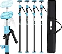 Vista 8 de SHALL Poste de Soporte para Gato de Gabinete, Sistema de Varilla de Soporte Rápido Telescópico de Acero de 54-114 pulgadas, Herramienta de Tercera