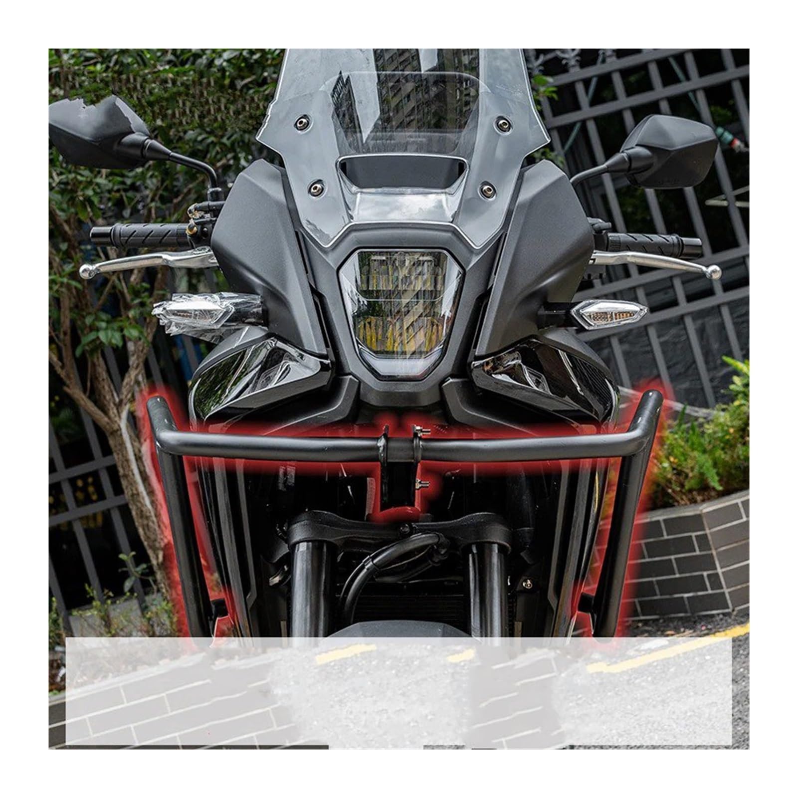 Barra Protección Motor para NX400 NX500 2024 2025 Protección De Barra Choque Superior E Inferior para Motor Motocicleta Accesorios Parachoques(A Set Crash Bar)