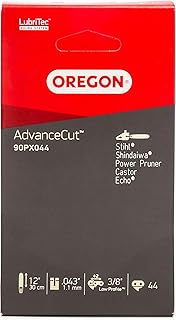 Oregon 90PX044E AdvanceCut Chainsaw Chain for 12-Inch (30cm) Bar -44 Drive Links – fits Stihl and more