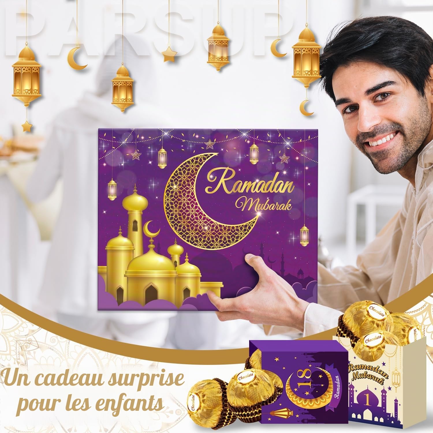 Calendrier Ramadan compte à rebours en nid d'abeille - Calendrier de l'Avent Ramadan vert Décoration islamique Cadeau Ramadan Agenda Ramadan Tracker Ramadan Eid Party Calendrier Ramadan compte à rebours en nid d'abeille - Calendrier de l'Avent Ramadan vert Décoration islamique Cadeau Ramadan Agenda Ramadan Tracker Ramadan Eid Party