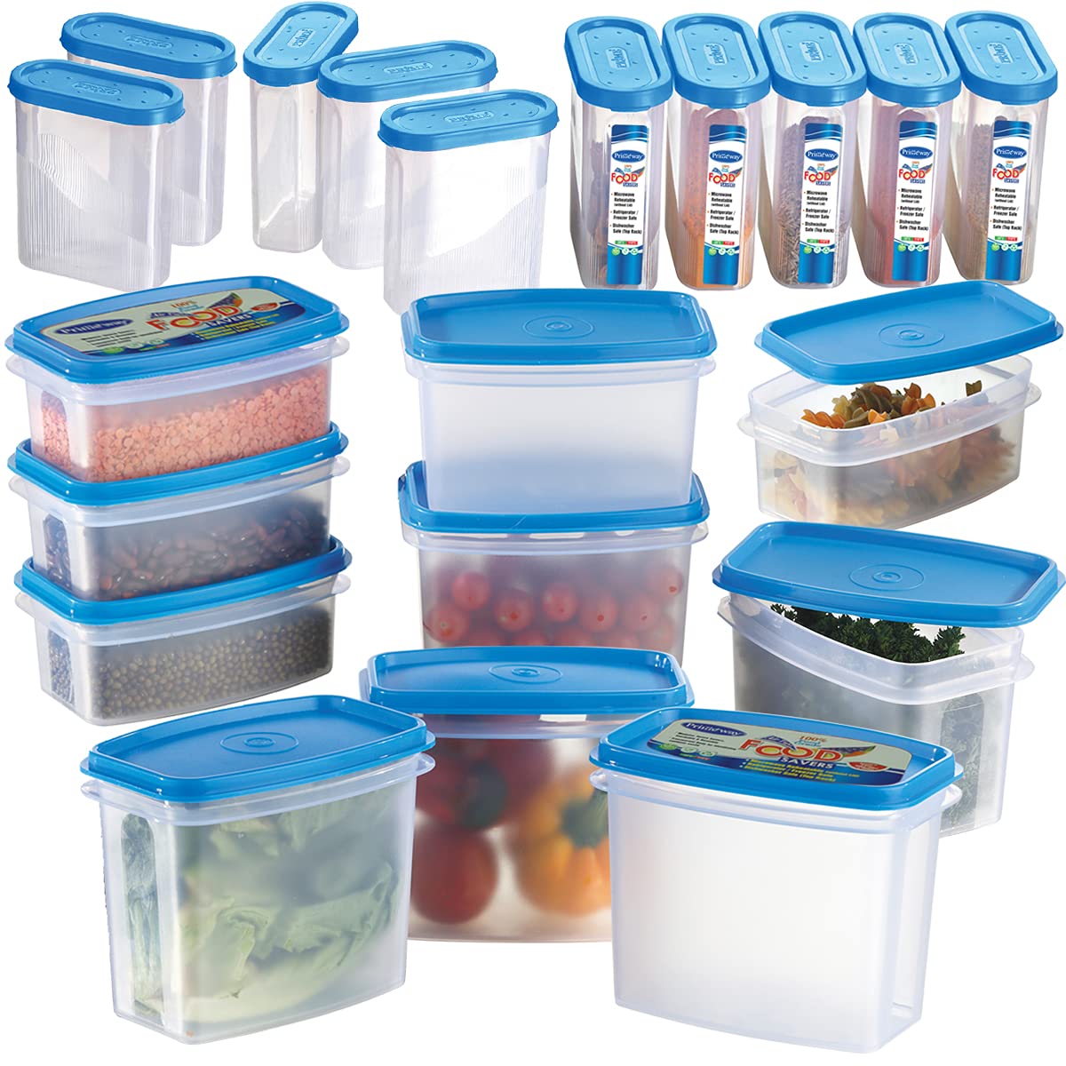 Buy Primeway Airtight Modular Kitchen Food Storage Containers, 275, 500
