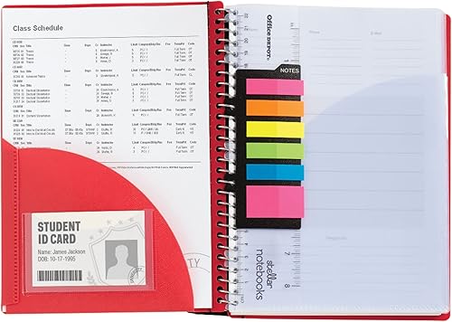 Miniatura 8 de Office Depot Cuaderno espiral estelar, 9 x 11 pulgadas, 1 materia, rayado universitario, 100 hojas, 58% reciclado, colores surtidos, 1SUB-STLR