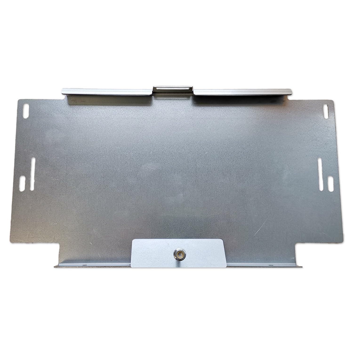 Batteriehalterung BH-01 | für VW T4, T5, T6 & T6.1 | Verzinkter Stahl 1,5 mm | 368 × 200 × 30 mm | inkl. Fixierklemme | Unterflurhalter für 12-V-Zweitbatterien