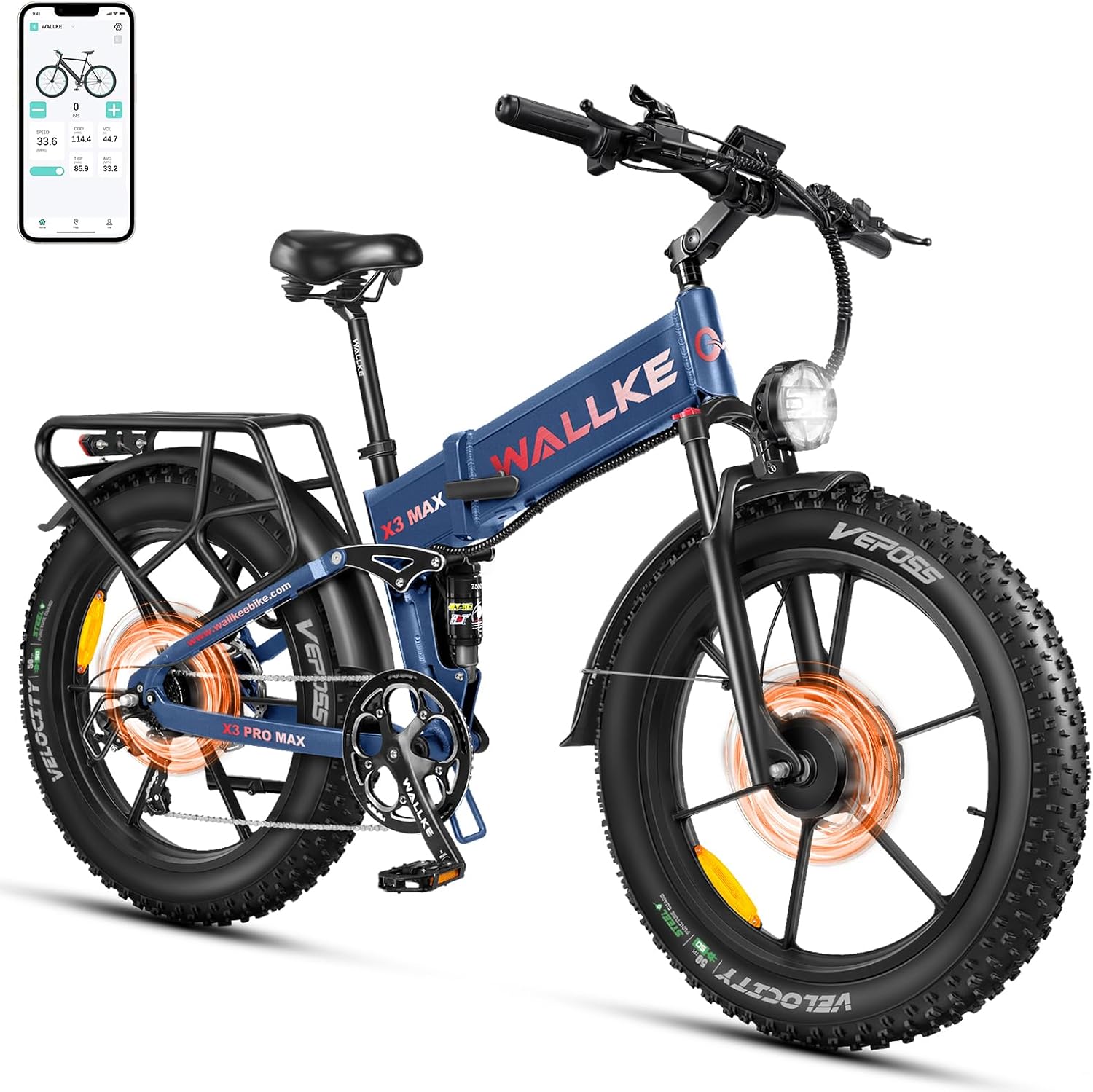Wallke X3 Max 2800W Dual Motor Electric Bike for Adults product image