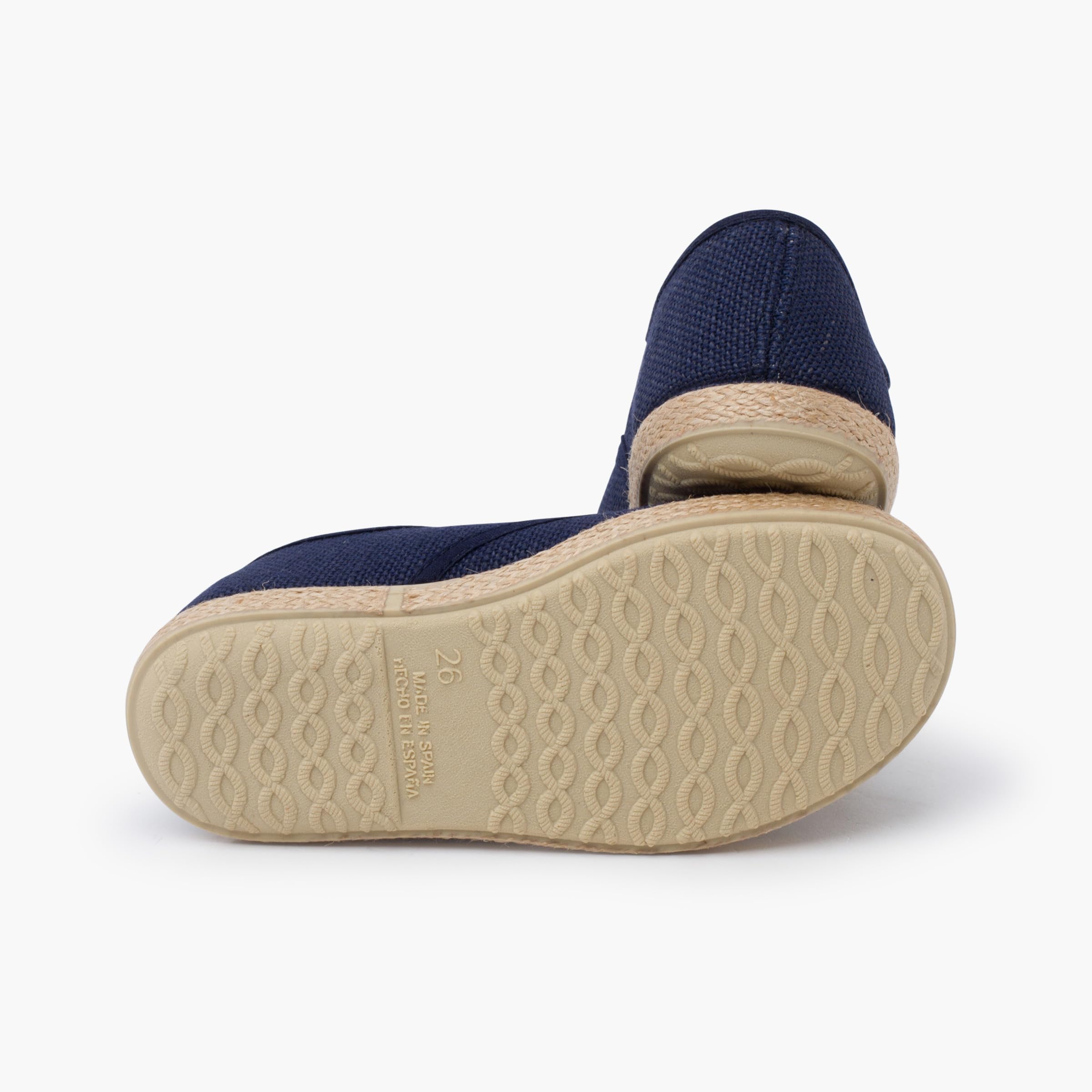 Zapatillas Lino Cordones Suela Alpargata