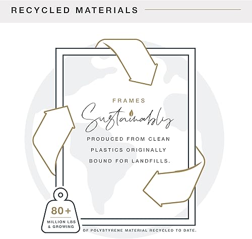 Vista 135 de MCS Gallery Foundation - Marco de póster, marco de fotos para arte de pared, negro, 16 x 20 pulgadas, individual