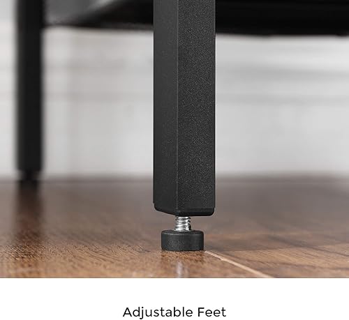 Miniatura 6 de VASAGLE INDESTIC - Mesas auxiliares para teléfono mesita de noche con 3 estantes marco de acero mesa de montaje simple para sala de estar o