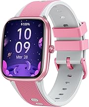 Smart Watch Child Smartwatch Nina: 1.75 Inch Kid Smart Watch Bracelet Activity Children with Calls Pedometer IP67 Waterproof Games Watch Girls Sleep Monitor Heart Rate Monitor for Android iOS iPhone