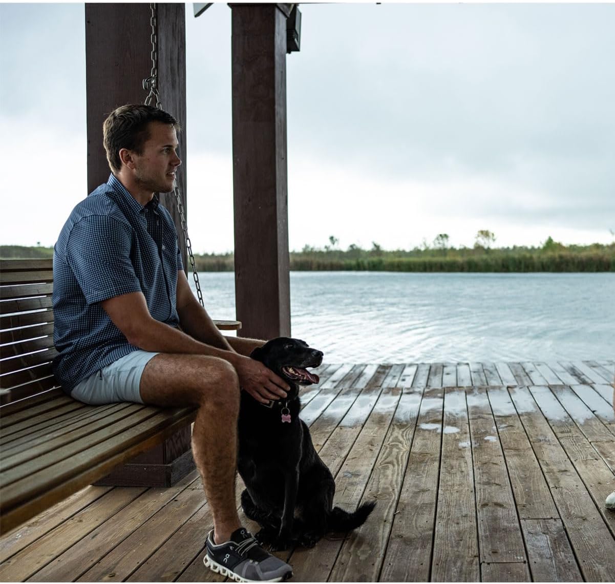 Beretta Men's Hovis Flex Performance UPF 50+ Sun Protection Outdoor Short Sleeve Button-Down Shirt with Hidden Chest Pockets