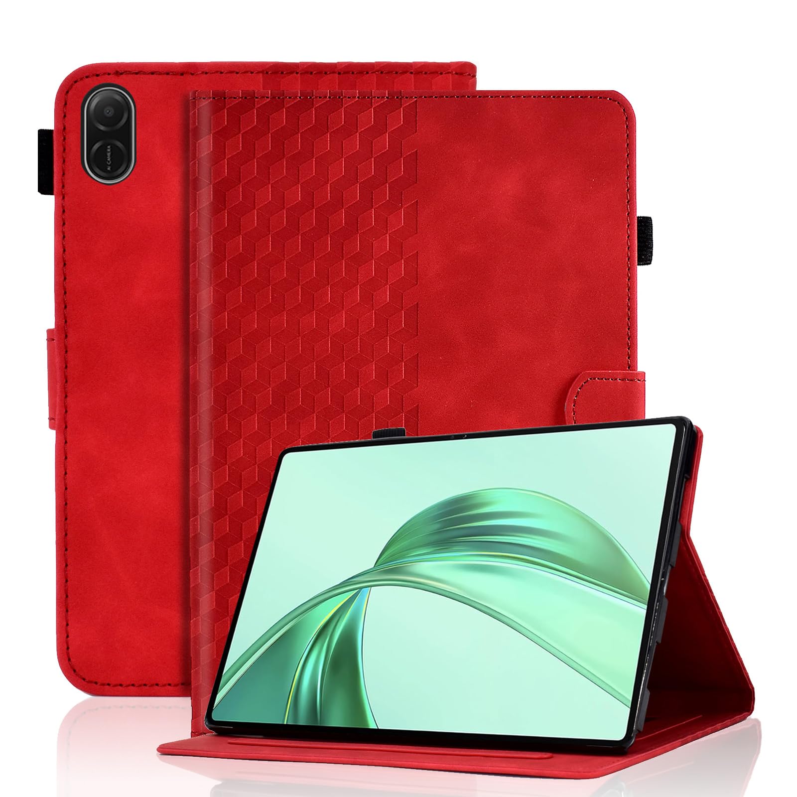 Case for Honor Pad X8a 11 Inch Tablet 2024 Protective Case Premium Leather Folio Smart Case with Auto Sleep/Wake Pen Holder Card Slot for Honor Pad X8a- Dark Green — view 210