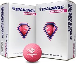 Diawings Golf Balls for Women, Seniors & Kids – Easy Control & Straight Flight | Soft Feel, Maximum Visibility & Increased Distance for Slow Swing Speeds | USGA & R&A Certified | 12 Balls