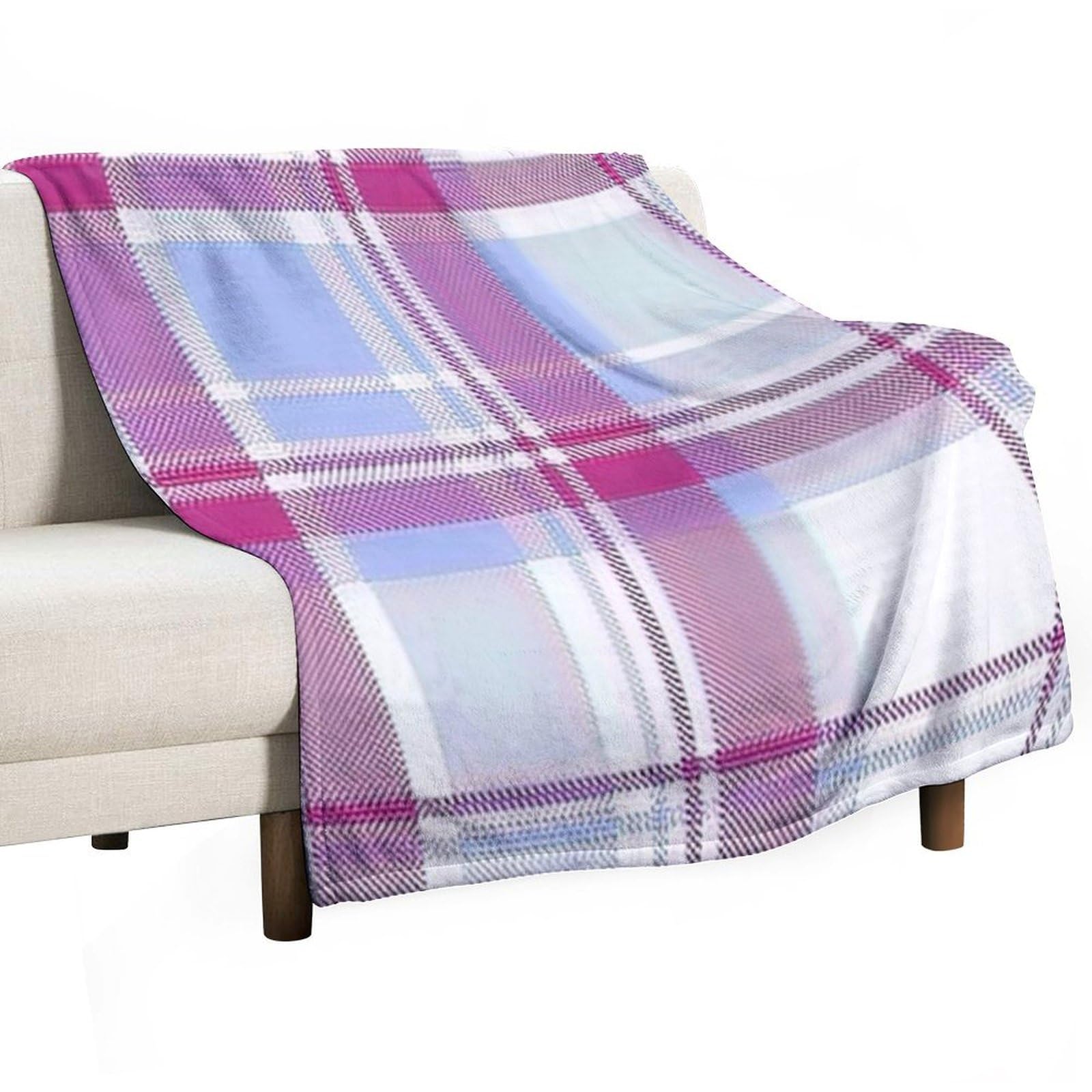 Couverture douce et pelucheuse pour soirées cocooning au salon