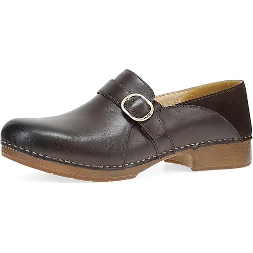 Dansko Women’s Loafer Clog Margaret Closed-Back Slip-On with Classic Hardware, Low Profile Design & All-Day Comfort