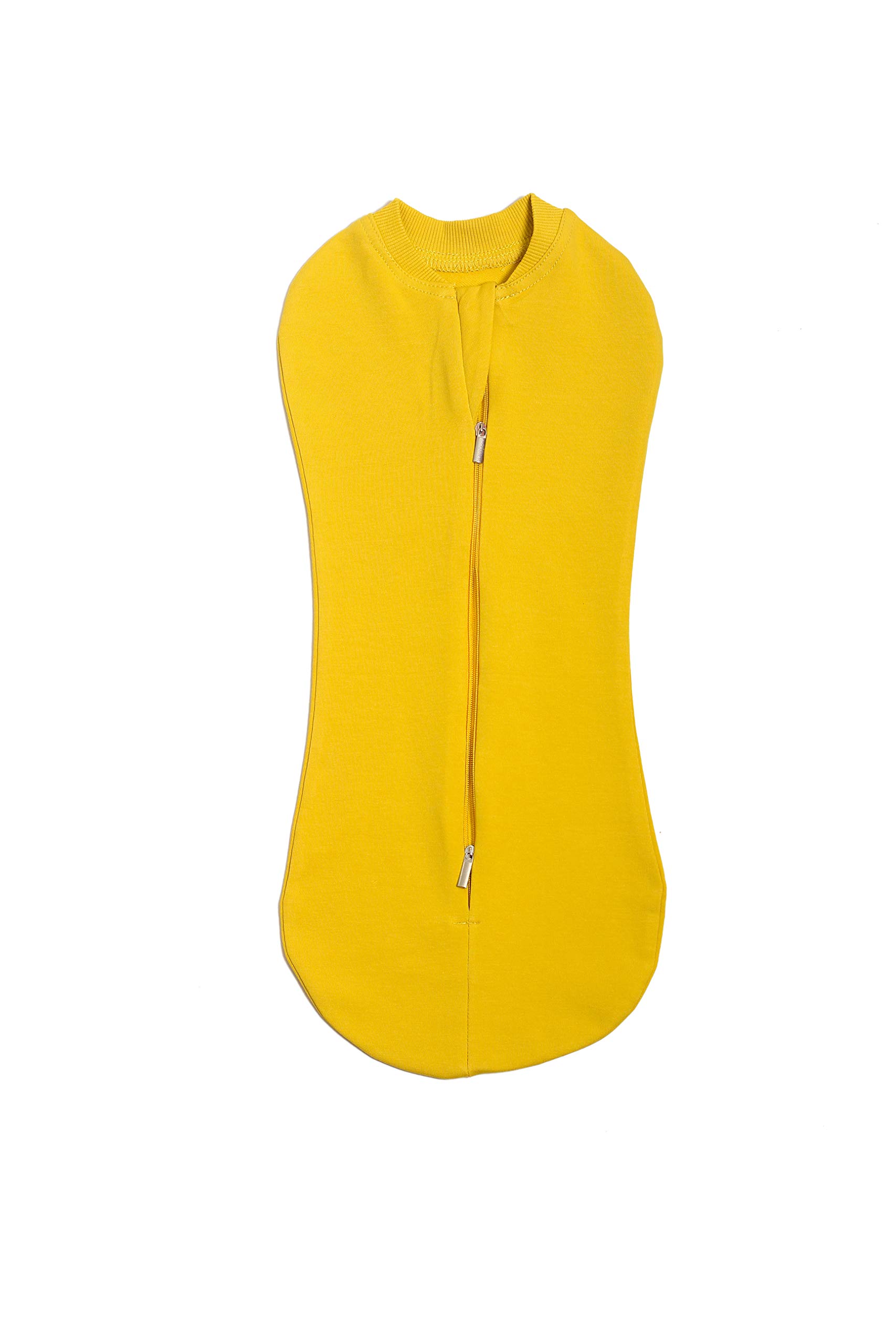 New Born Swaddle Pod/Blankets/Wrap/Sleeping Bag for 0-3 Months New-Born Baby (Pack 1) (Yellow)