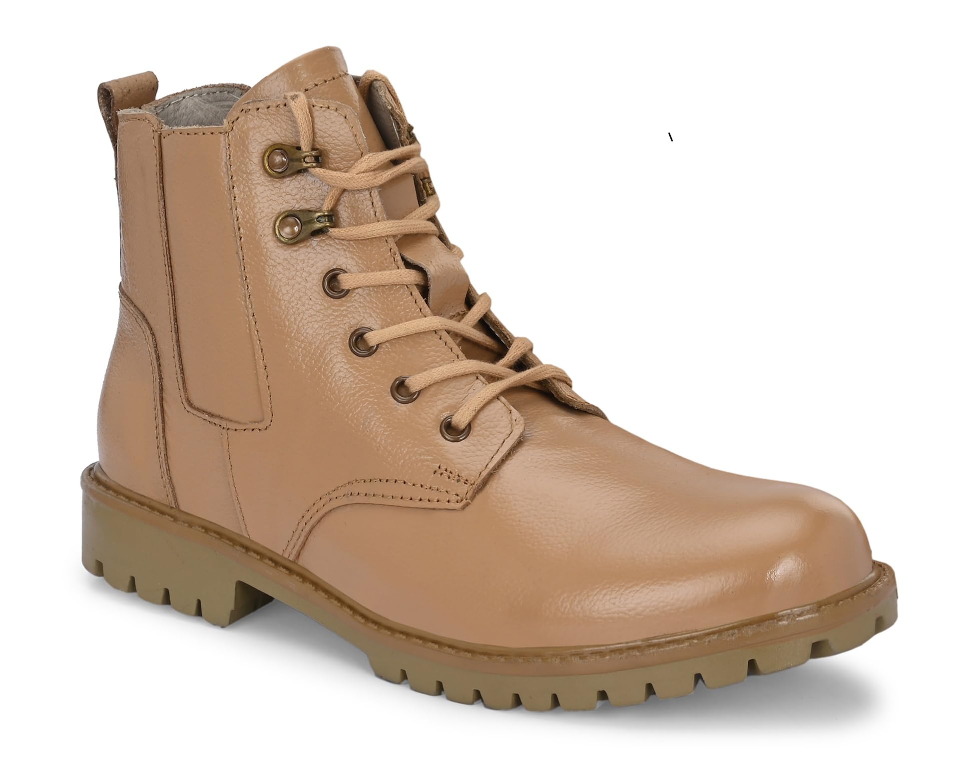 Rising Wolf Pure Leather Lace up Tan Chunky Boots for men Chelsea Boots Ankle Boot (B0DCZHW8DV) Amazon Price History, Amazon Price Tracker