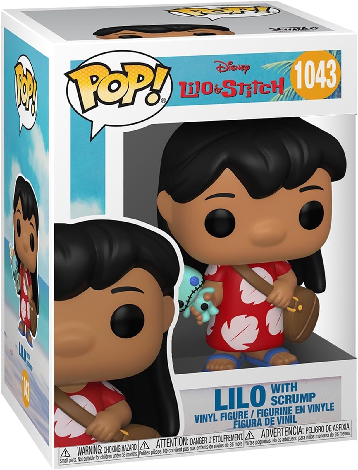 POP Disney: Lilo & Stitch- Lilo with Scrump, Multicolor, One Size