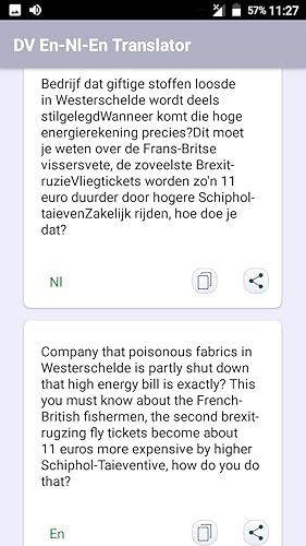 DV En-Nl-En Translator