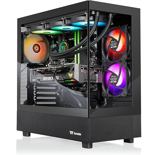 Thermaltake LCGS View 9870T-270 Gaming Desktop (AMD Ryzen™ 7 9800X3D, ToughRam 32GB DDR5 6400MT/s RGB Memory, NVIDIA® GeForce RTX™ 5070 Ti, 2TB NVMe M.2, WiFi, Windows 11) V27B-B850-57T-LCS