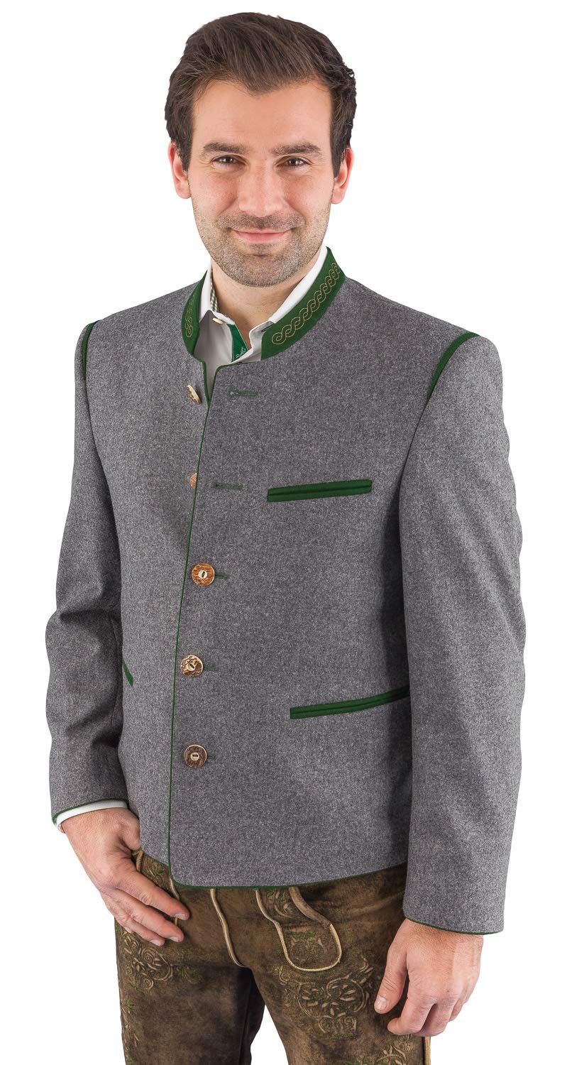 Trachtenjacke Herren 3217 michl gg pz 011 grau