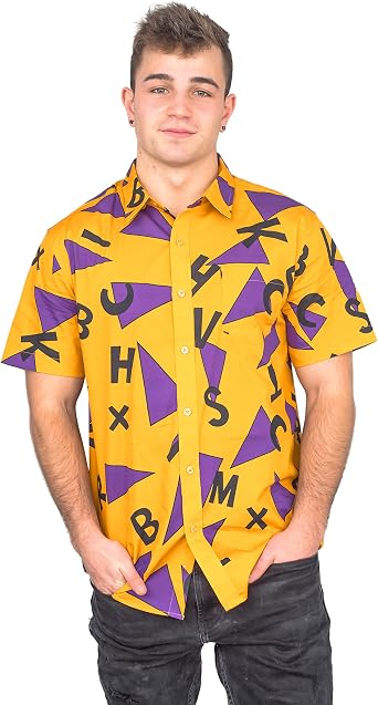 Adult Unisex Master Roshi Character Halloween Cosplay Costume Button Down Shirt