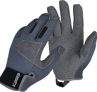 Natural Tactile Shooting Glove: Seamless Wrap-Fingers Design, 360° Touchscreen Freedom, Customizable Badge