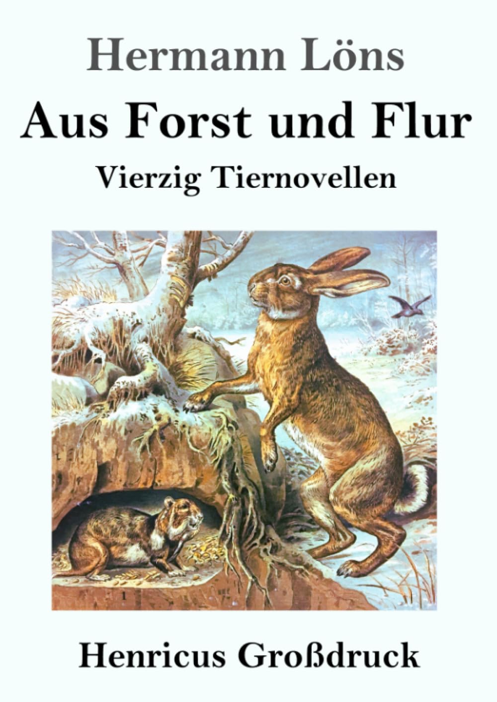 Aus Forst und Flur (Großdruck): Vierzig Tiernovellen
