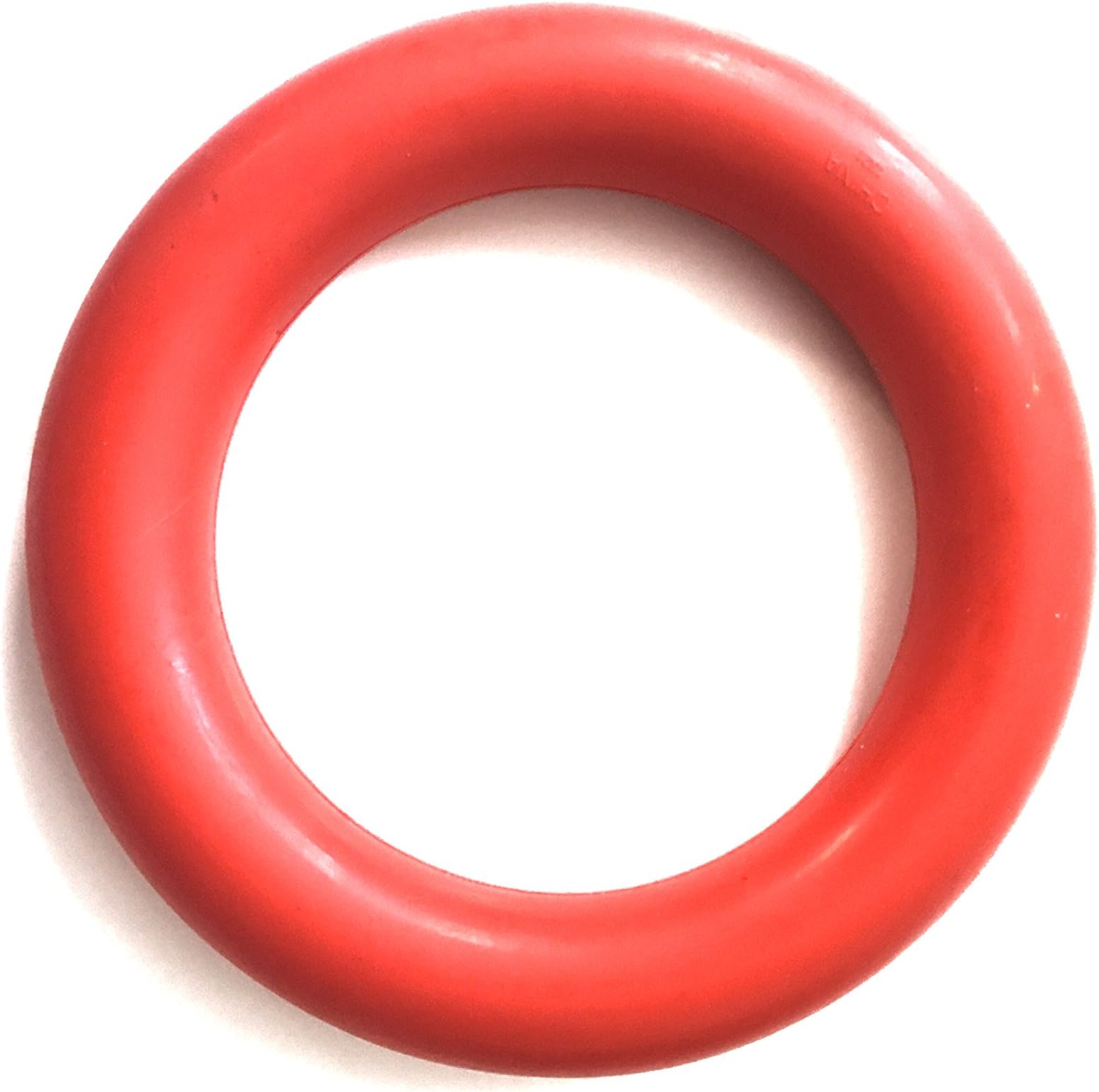 Natural and Durable Rubber Dog Toy Ring for Aggressive Chewers and Tug of War and Fetch