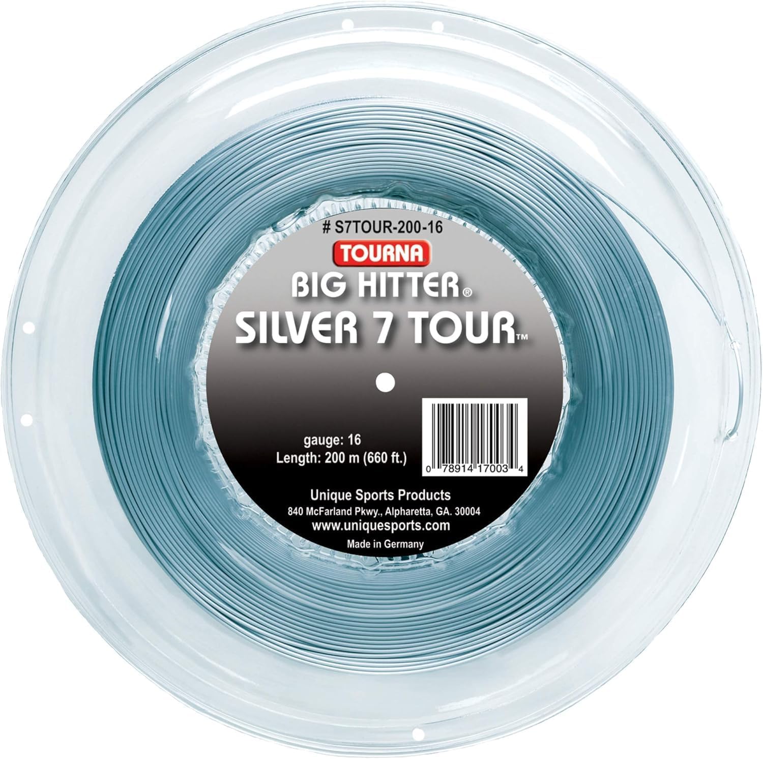 Tourna Big Hitter Silver 7 Tour Tennis String (Reel)