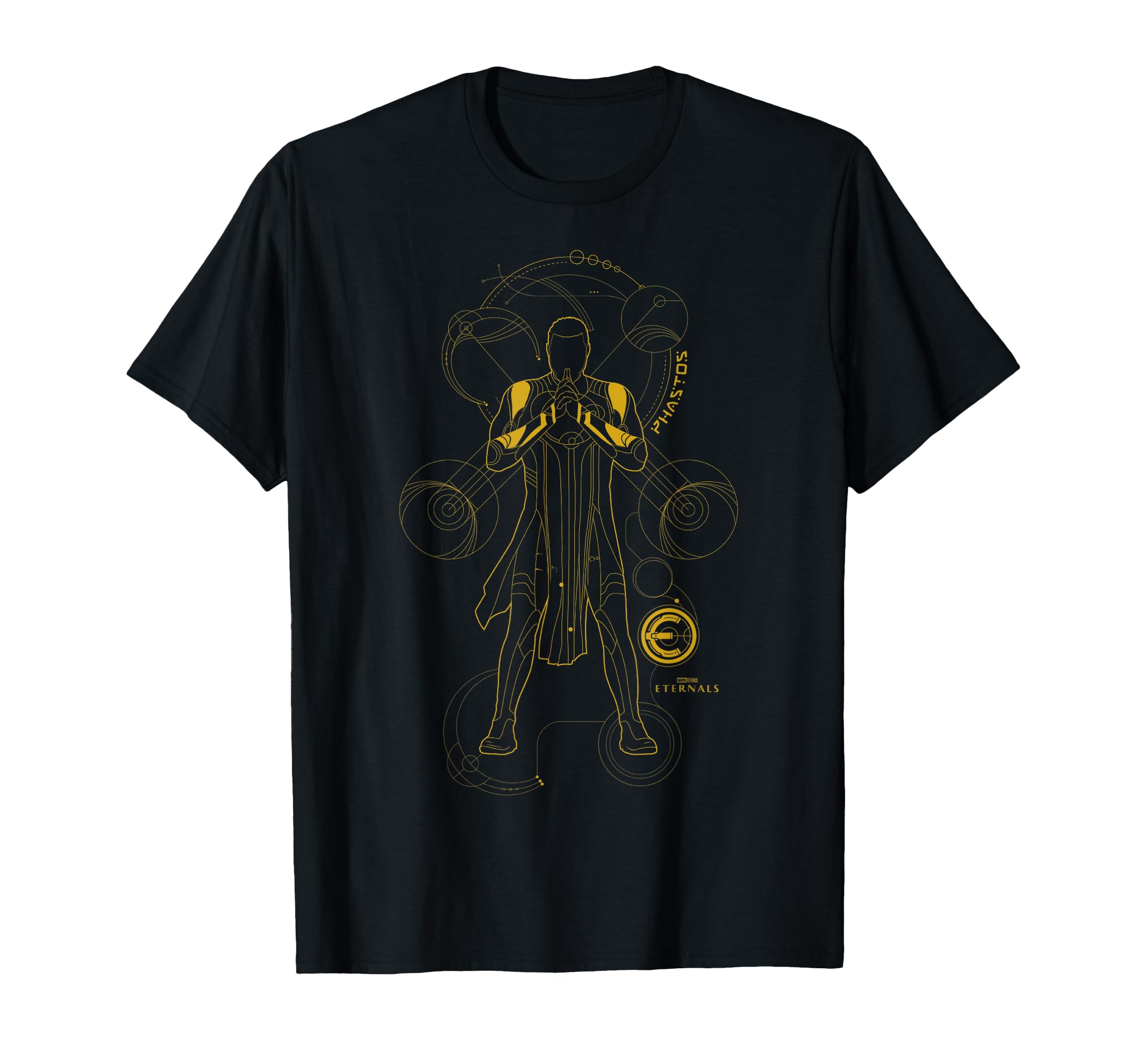 T-shirt Marvel Eternals Phastos vêtement imprimé silhouette comics - 2