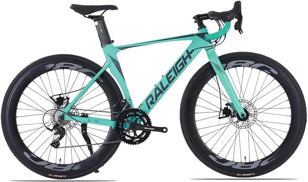 初心者向けロードバイク Amazon | 通勤ロードバイク ディスクブレーキ 14段変速 エアロアルミ