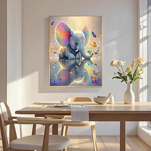 Miniatura 3 de TINDAY Kit de pintura por números, para niños, adultos, principiantes, pintura por números, pintura acrílica para decoración del hogar, gallinas, 16