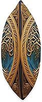 Vista 2 de Celtic Irish Gift Ideas Celtic Tree of Life Knot Triskele Triquetra - Almohada de 16 x 16 pulgadas, multicolor