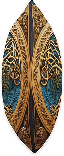 Miniatura 2 de Celtic Irish Gift Ideas Celtic Tree of Life Knot Triskele Triquetra - Almohada de 16 x 16 pulgadas, multicolor