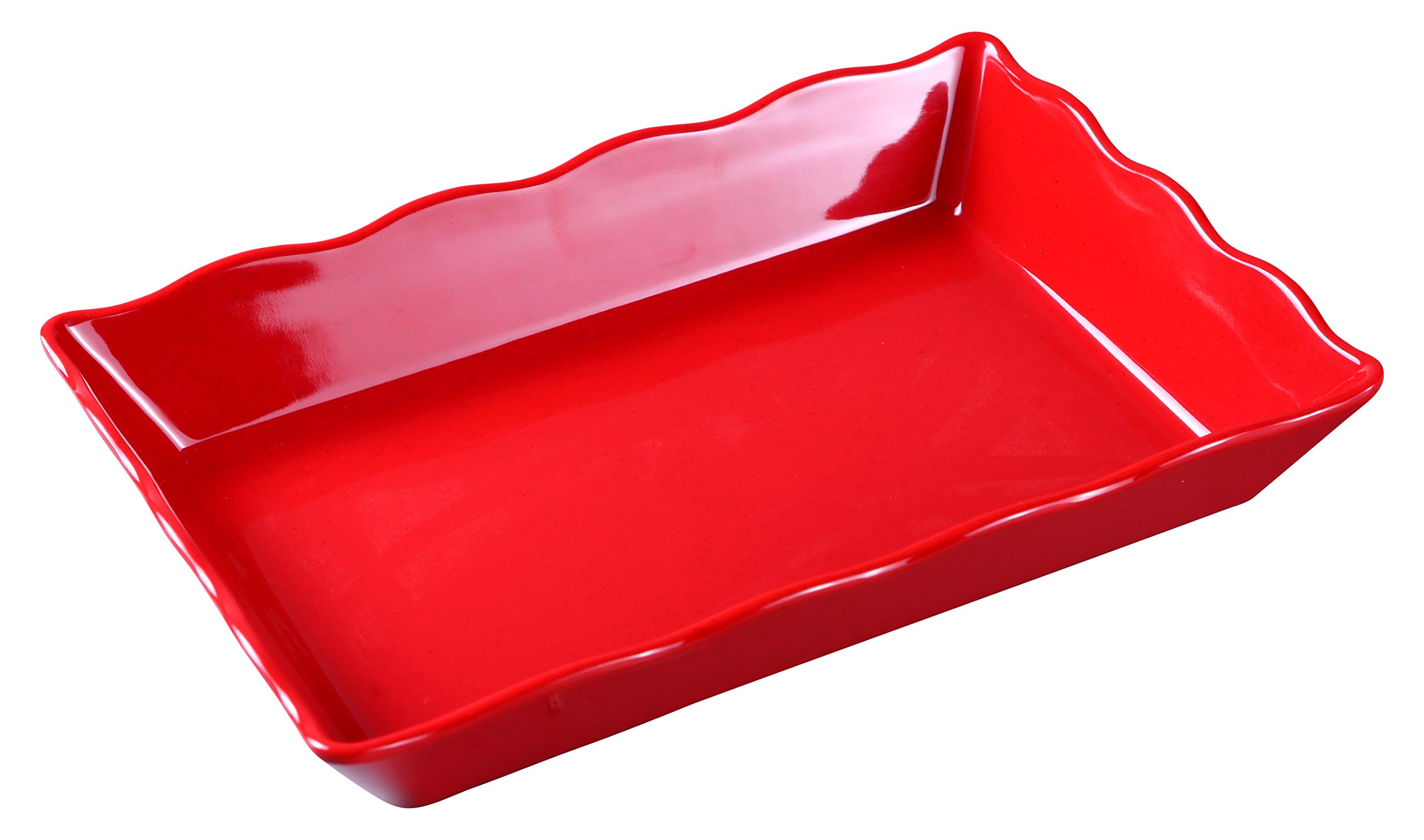 Deli Collection Scallop Edged Display Tray by Yanco – Melamine, White, Pack of 72, Model DC-6114R