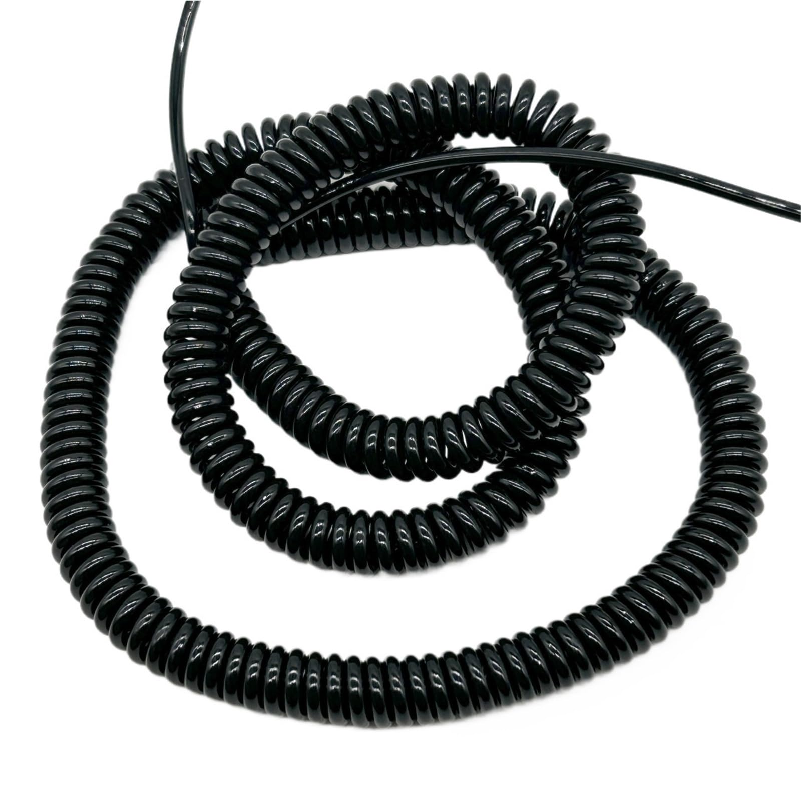 8-żyłowy kabel spiralny 0,5 mm2, skalowalny przedłużacz spiralny do sal wystawowych, wydłużona elastyczność 20 AWG elastyczny rozciągliwy (Stretch 10 metrów)