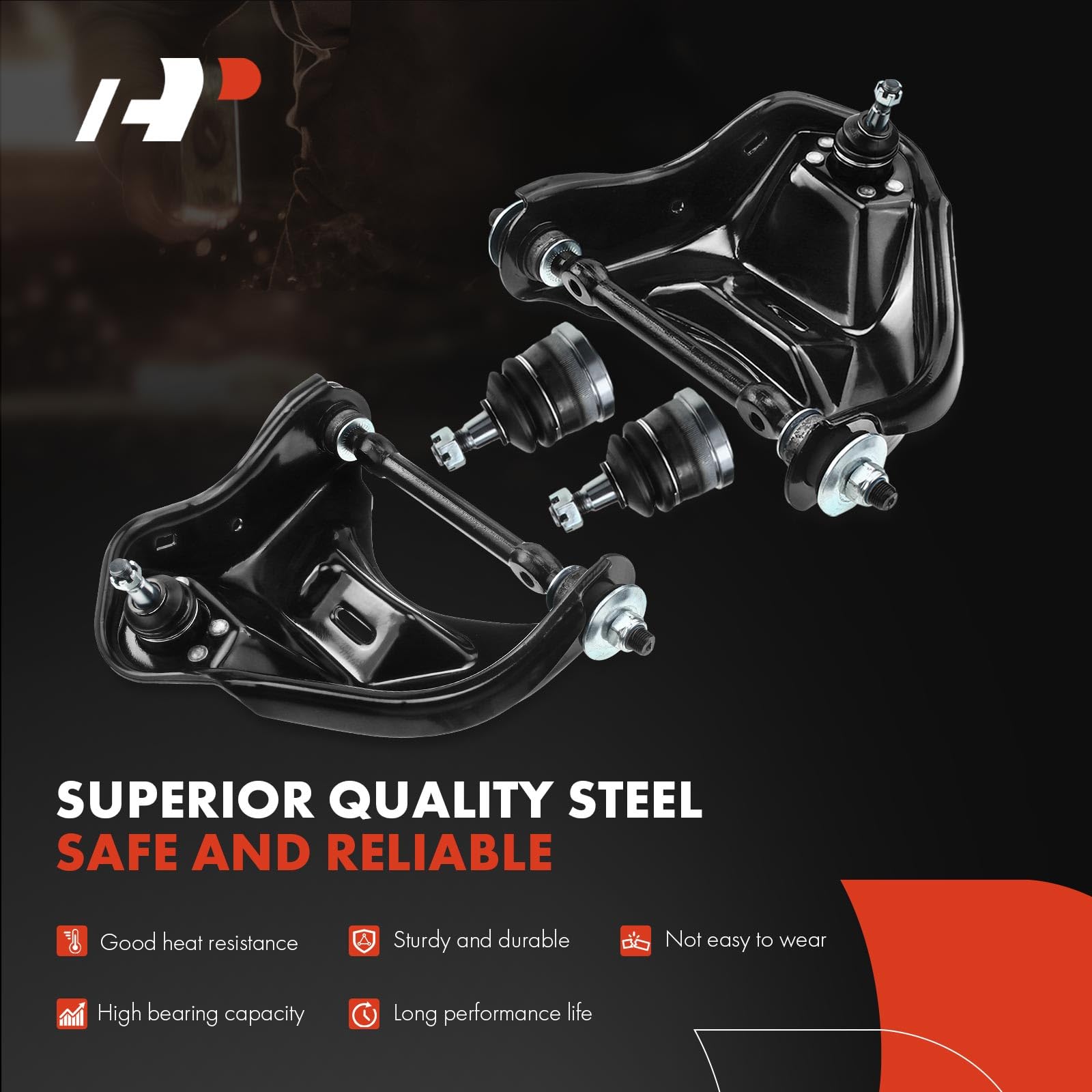 Amazon.com: A-Premium 6Pcs Suspension Kit, Front Upper Control Arm