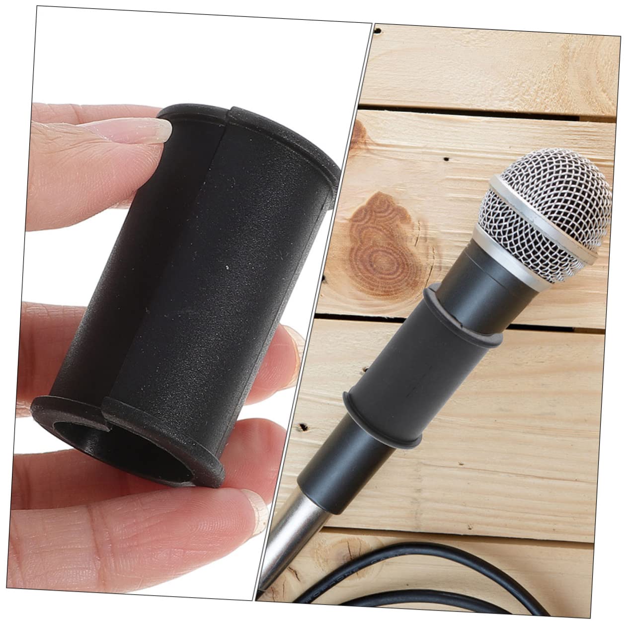 OSALADI 12pezzi Copertura Per Microfono Gomma Sleeve Protettivo Antivibrazione Per Registrazioni Di Alta Qualità Design Leggero e Stabile Compatibile Con Vari Modelli Di Microfono