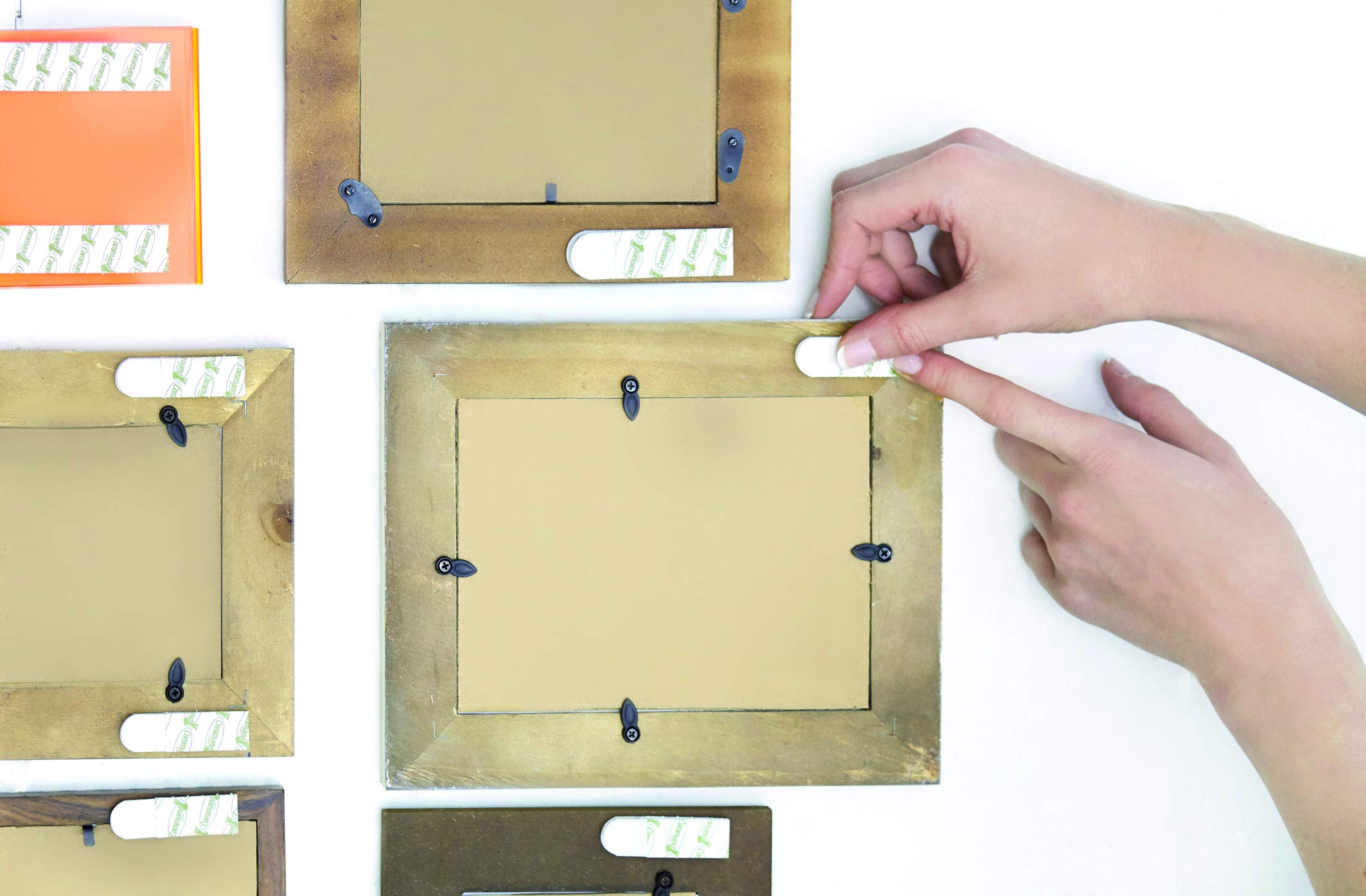 Plakstrips voor het ophangen van foto's, 36 paar (72 strips