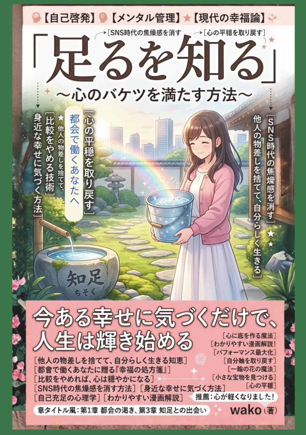 「足るを知る」〜心のバケツを満たす方法〜: 今ある幸せに気づくだけで、人生は輝き始める (心が軽くなるマンガシリーズ)