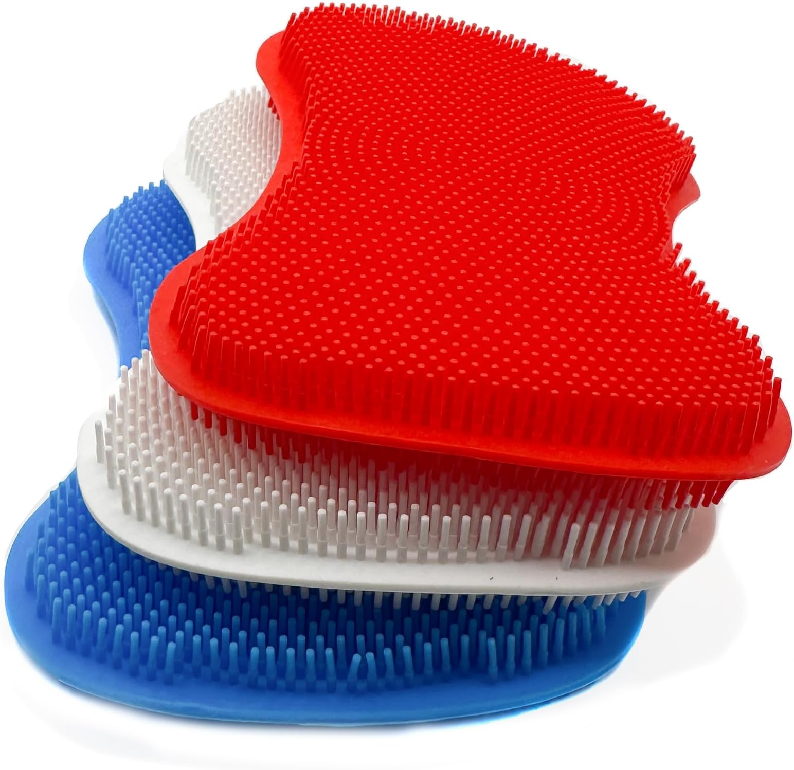 Silicone Sponges Kitchen, Sponges for Dishes 3 Scrub Dish Sponges Kitchen Cleaning Sponges